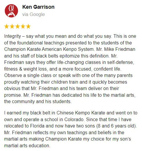 Adult Martial Arts Classes | Champion Karate Lake Mary